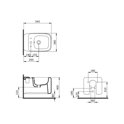 Bocchi New Age Asma Bide Mat Beyaz - BOCCHI (1)