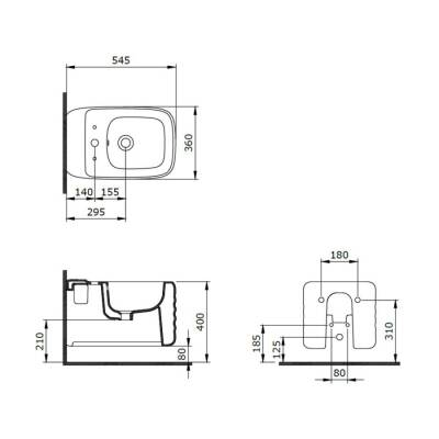 Bocchi New Age Asma Bide Parlak Beyaz 1410-001-0120 - BOCCHI (2)