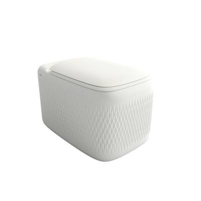 Bocchi New Age Parlak Beyaz Rimless Asma Kanalsız Klozet Kapak Dahil 1409-001-0128 - BOCCHI (1)