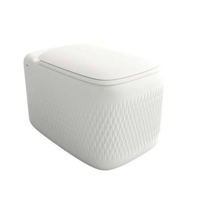 Bocchi New Age Rimless Asma Klozet Kanalsız Mat Beyaz Kapak Hariçtir 1409-002-0128 - BOCCHI