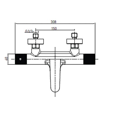 Bocchi New Age Siyah Banyo Bataryası - BOCCHI (1)