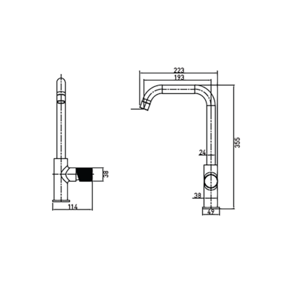 Bocchi New Age Siyah Mutfak Eviye Bataryası - BOCCHI (1)