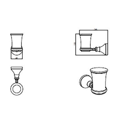 Bocchi Nuova Altın Diş Fırçalık - BOCCHI (1)