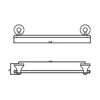 Bocchi Nuova Altın Havluluk Uzun 520 mm - BOCCHI (1)