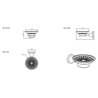 Bocchi Nuova Altın Sabunluk - BOCCHI (1)