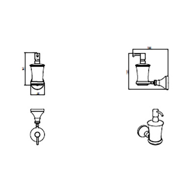 Bocchi Nuova Altın Sıvı Sabunluk - BOCCHI (1)