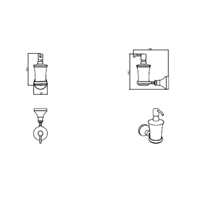 Bocchi Nuova Krom Sıvı Sabunluk - BOCCHI (1)