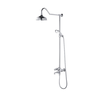 Bocchi Orient Banyo Bataryası Duş Kolonu ve El Duş Seti Krom - BOCCHI