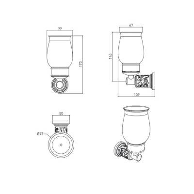Bocchi Orient Diş Fırçalık Krom 3002 0003 - BOCCHI (1)