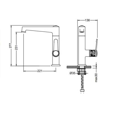 Bocchi Orient Eviye Bataryası Altın 1005 0090 EG - BOCCHI (1)