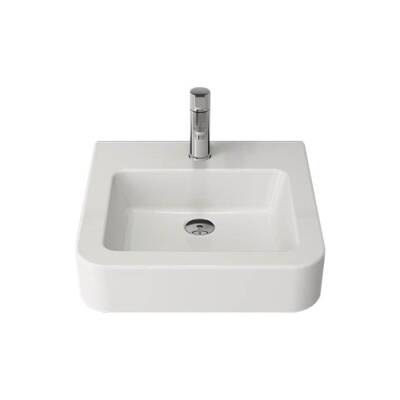 Bocchi Parma Lavabo 50 cm Parlak Beyaz 1122-001-0126 - BOCCHI