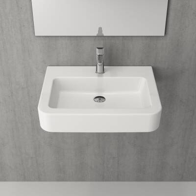 Bocchi Parma Lavabo 65 cm Parlak Beyaz 1123-001-0126 - BOCCHI (1)