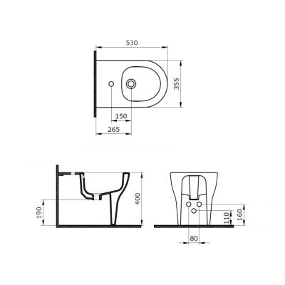 Bocchi Parma Yerden Bide Parlak Beyaz 1492-001-0119 - BOCCHI (1)