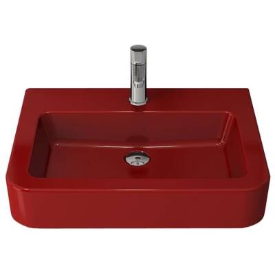 Bocchi Parman Lavabo, 65 cm, Parlak Kırmızı 1123-019-0126 - BOCCHI