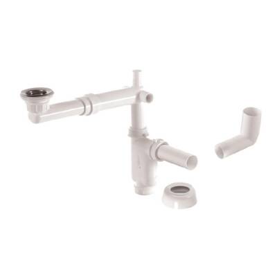 Bocchi Plastik Lavabo Sifonu, Yer Tasarruflu, U Tipi, ABS 6180 0005 - BOCCHI