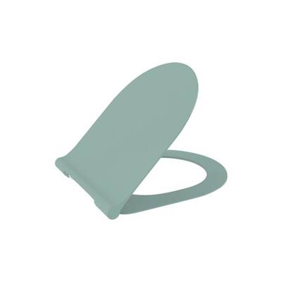 Bocchi Pure Slim Klozet Kapağı Yavaş Kapanır Mat Mint Yeşil A0336-033 - BOCCHI