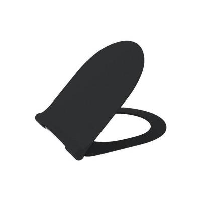 Bocchi Pure Slim Klozet Kapağı Yavaş Kapanır Parlak Siyah A0336-005 - BOCCHI