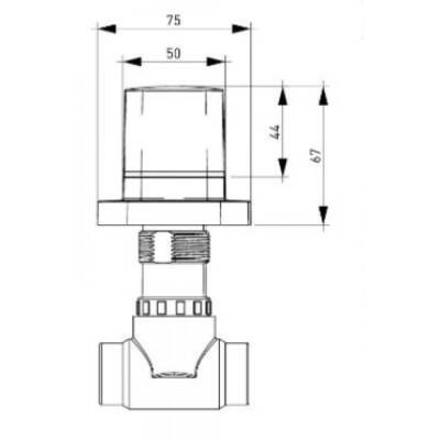 Bocchi Rado Ankastre Stop Valf Yuvarlak Rozeti, G1/2 6150 0015 - BOCCHI (1)