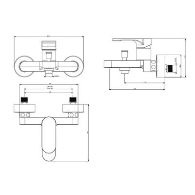 Bocchi Riva Banyo Bataryası Krom 1029 1021 - BOCCHI (1)