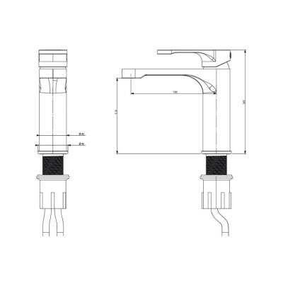 Bocchi Riva Lavabo Bataryası Krom 1029 1001 - BOCCHI (1)