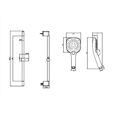Bocchi Santo Air² Touch Sürgülü El Duşu 5650 0005 - BOCCHI (1)