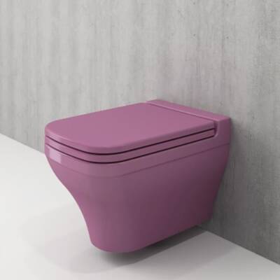 Bocchi Scala Arch Klozet Kapağı,Yavaş Kapanır Menekşe Moru A0322-023 - BOCCHI (1)