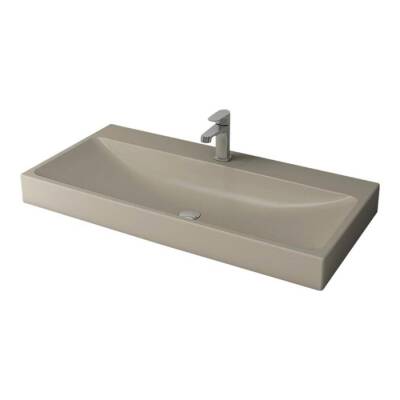 Bocchi Scala Arch Tezgah Üstü Lavabo 100 cm Mat Kaşmir 1079-011-0126 - BOCCHI