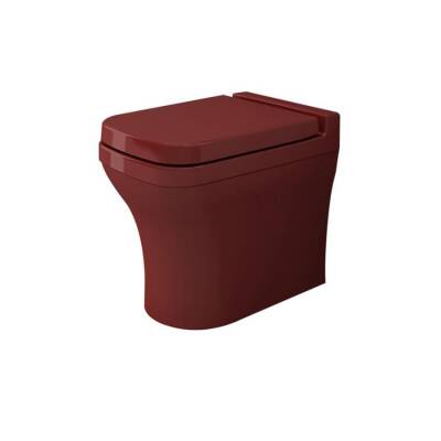 Bocchi Scala Arch Yerden Tek Klozet Parlak Kırmızı 1249-019-0128 - BOCCHI