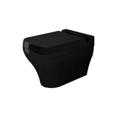 Bocchi Scala Asma Klozet Parlak Siyah Kapak Hariç 1080-005-0128 - BOCCHI