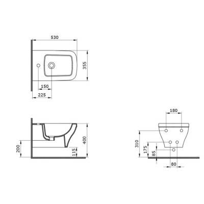 Bocchi Scala Bide Asma Parlak Bisküvi 1125-014-0120 - BOCCHI (2)