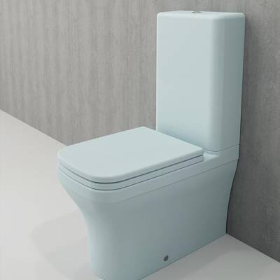 Bocchi Scala Duvara Tam Dayalı Rimless Klozet Mat Buz Mavi (Rezervuar ve Kapak Hariç) 1480-029-0128 - BOCCHI (1)