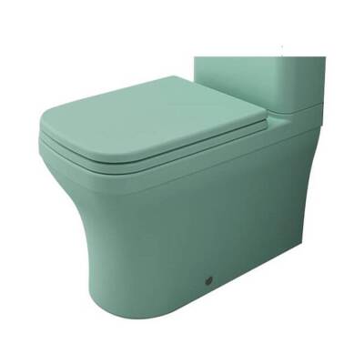 Bocchi Scala Duvara Tam Dayalı Rimless Klozet Mat Mint Yeşil (Rezervuar ve Kapak Hariç) 1480-033-0128 - BOCCHI