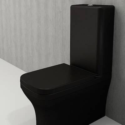 Bocchi Scala Duvara Tam Dayalı Rimless Klozet Mat Siyah (Rezervuar ve Kapak Hariç) 1480-004-0128 - BOCCHI (1)