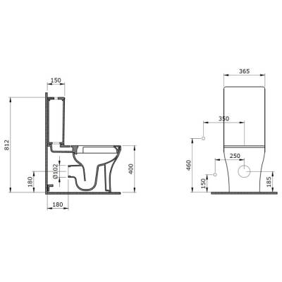 Bocchi Scala Rezervuar Mat Gri 1465-006-0120 - BOCCHI (2)