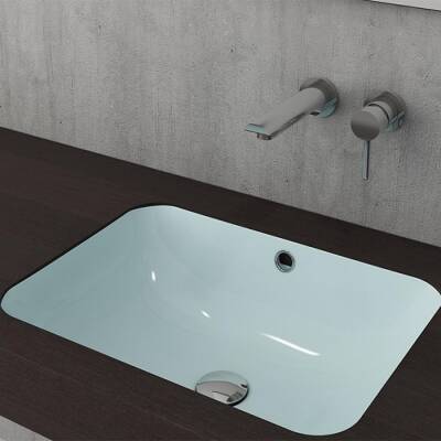 Bocchi Scala Tezgah Altı Lavabo 55 Cm Mat Buz Mavi 1006-029-0125 - BOCCHI