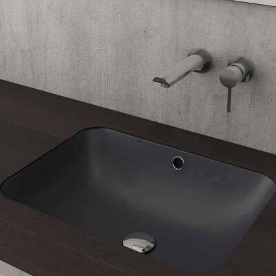 Bocchi Scala Tezgah Altı Lavabo Mat Antrasit 1006-020-0125 - BOCCHI (1)