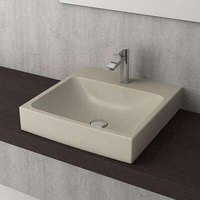 Bocchi Scala Tezgah Üstü Lavabo 48 cm Mat Kaşmir 1076-011-0126 - BOCCHI (1)