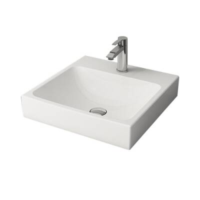 Bocchi Scala Tezgah Üstü Lavabo 48 cm Parlak Beyaz 1076-001-0126 - BOCCHI
