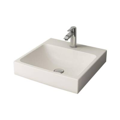 Bocchi Scala Tezgah Üstü Lavabo 48 cm Parlak Bisküvi 1076-014-0126 - BOCCHI