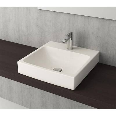 Bocchi Scala Tezgah Üstü Lavabo 48 cm Parlak Bisküvi 1076-014-0126 - BOCCHI (1)