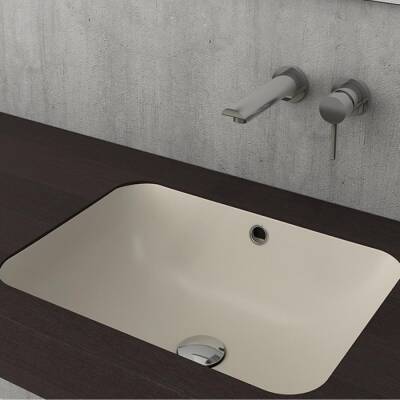 Bocchi Scala Tezgahaltı Lavabo 55 cm Mat Yasemin 1006-007-0125 - BOCCHI