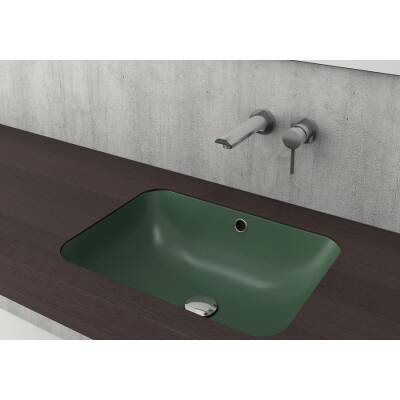 Bocchi Scala Tezgahaltı Lavabo 55 cm Mat Yeşil 1006-027-0125 - BOCCHI
