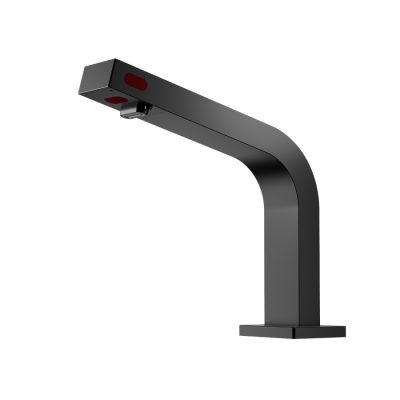 Bocchi Siyah Fotoselli Sabun ve Tek Su Girişli Lavabo Bataryası - BOCCHI