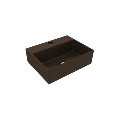 Bocchi Slim Line Dikdörtgen Lavabo 30x24 cm Mat Bronz - BOCCHI