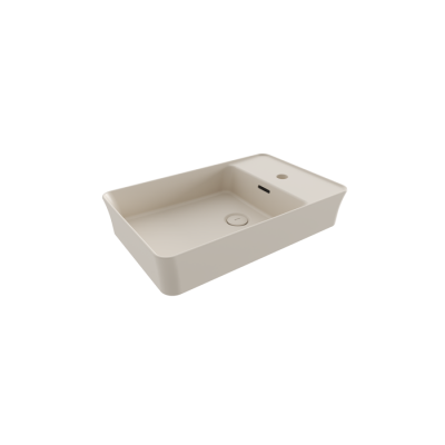 Bocchi Slim Line Dikdörtgen Lavabo 60x38 cm Mat Yasemin - BOCCHI