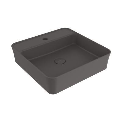 Bocchi Slim Line Kare Lavabo 45x45 cm Mat Antrasit - BOCCHI