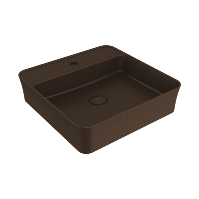 Bocchi Slim Line Kare Lavabo 45x45 cm Mat Bronz - BOCCHI