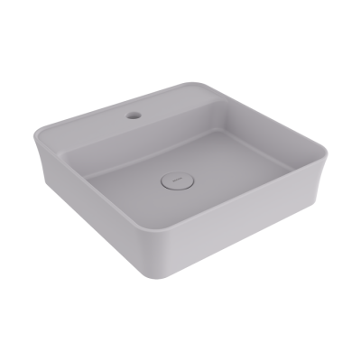 Bocchi Slim Line Kare Lavabo 45x45 cm Mat Gri - BOCCHI