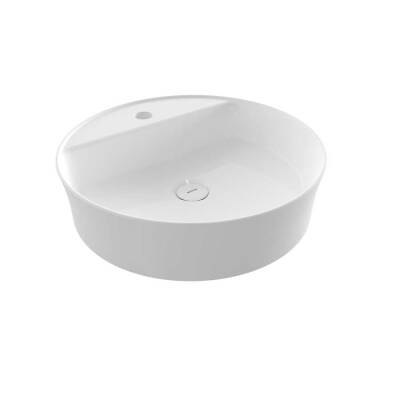 Bocchi Slim Line Yuvarlak Lavabo Parlak Beyaz - BOCCHI