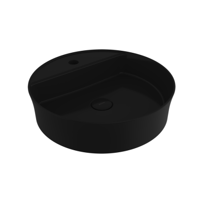 Bocchi Slim Line Yuvarlak Lavabo Parlak Siyah - BOCCHI